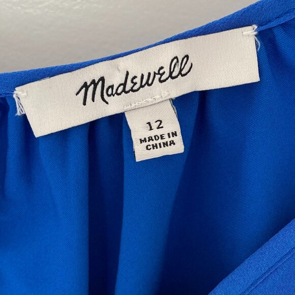 Madewell tie strap blue sundress 12 - Picture 16 of 16